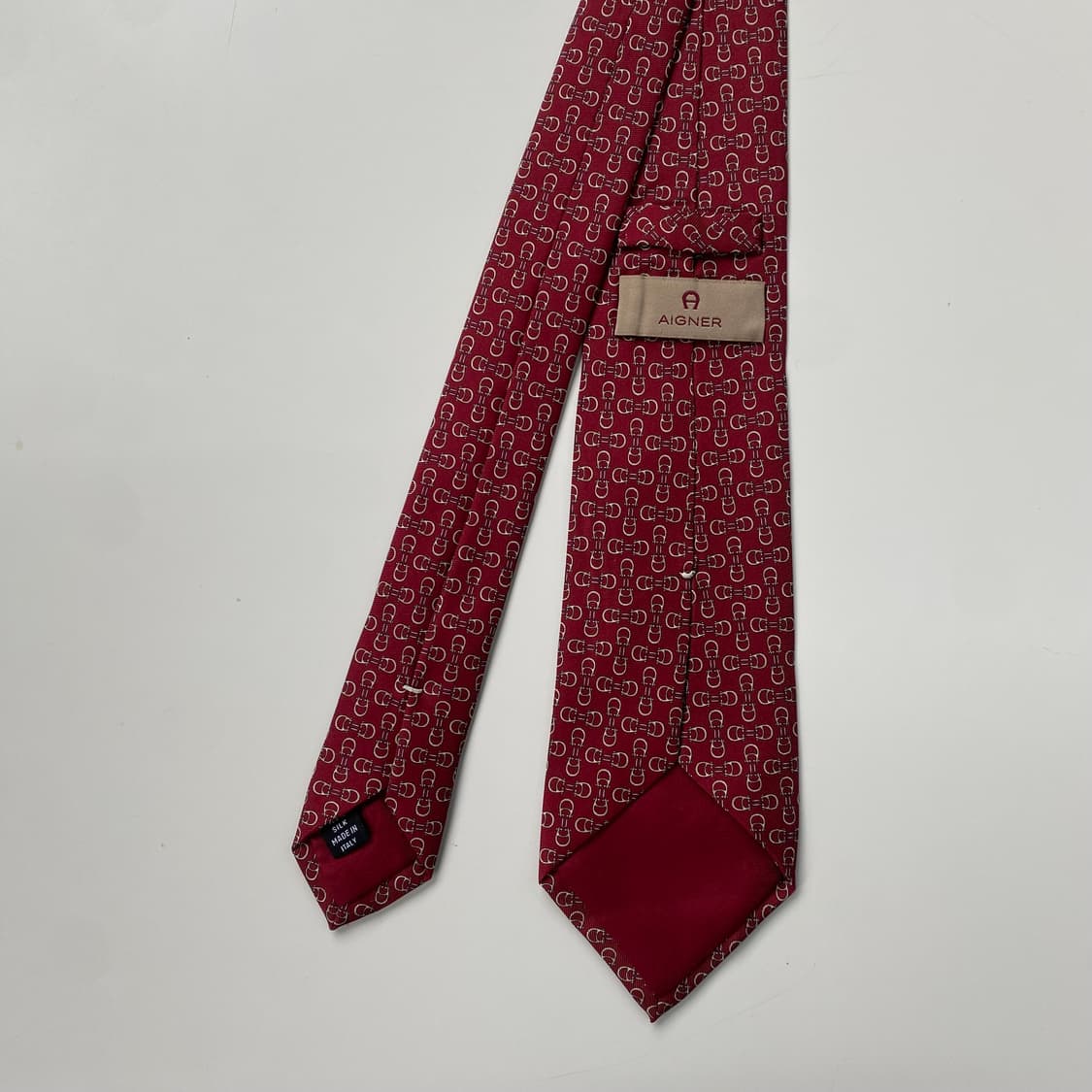 아이그너(AIGNER) 모노그램 정품 명품넥타이 8.3cm 상품이미지2