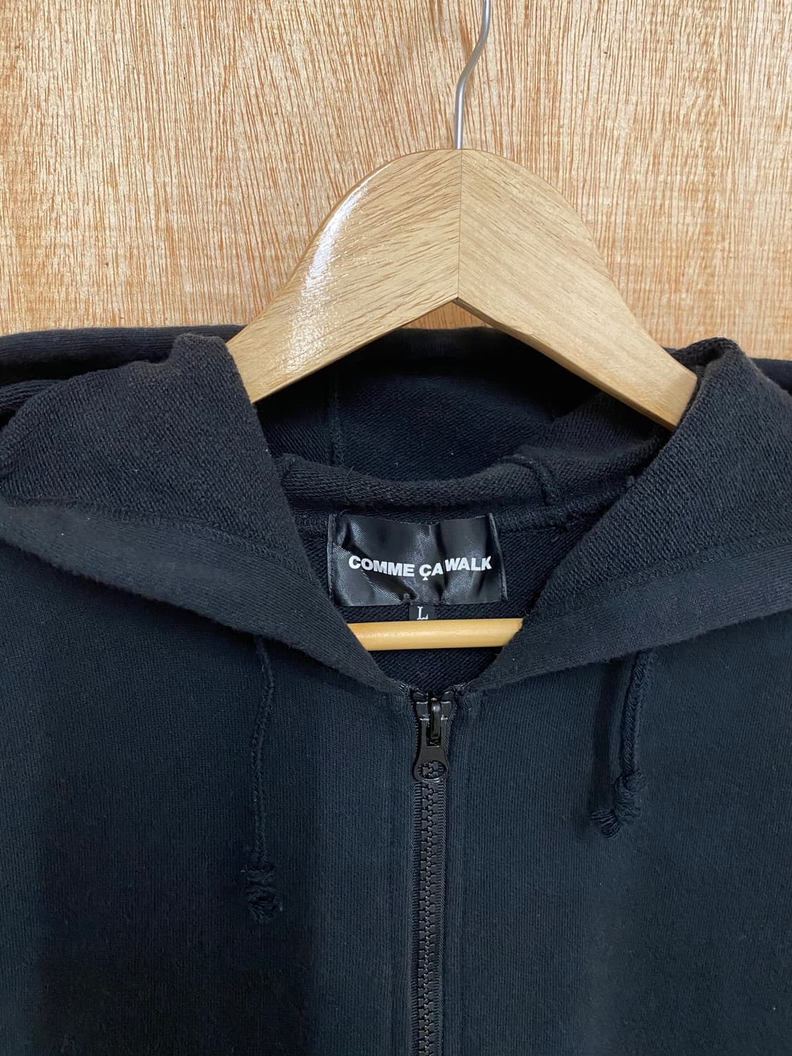 COMME CA WALK hood zip-up vest 꼼 사 워크 후드 상품이미지5