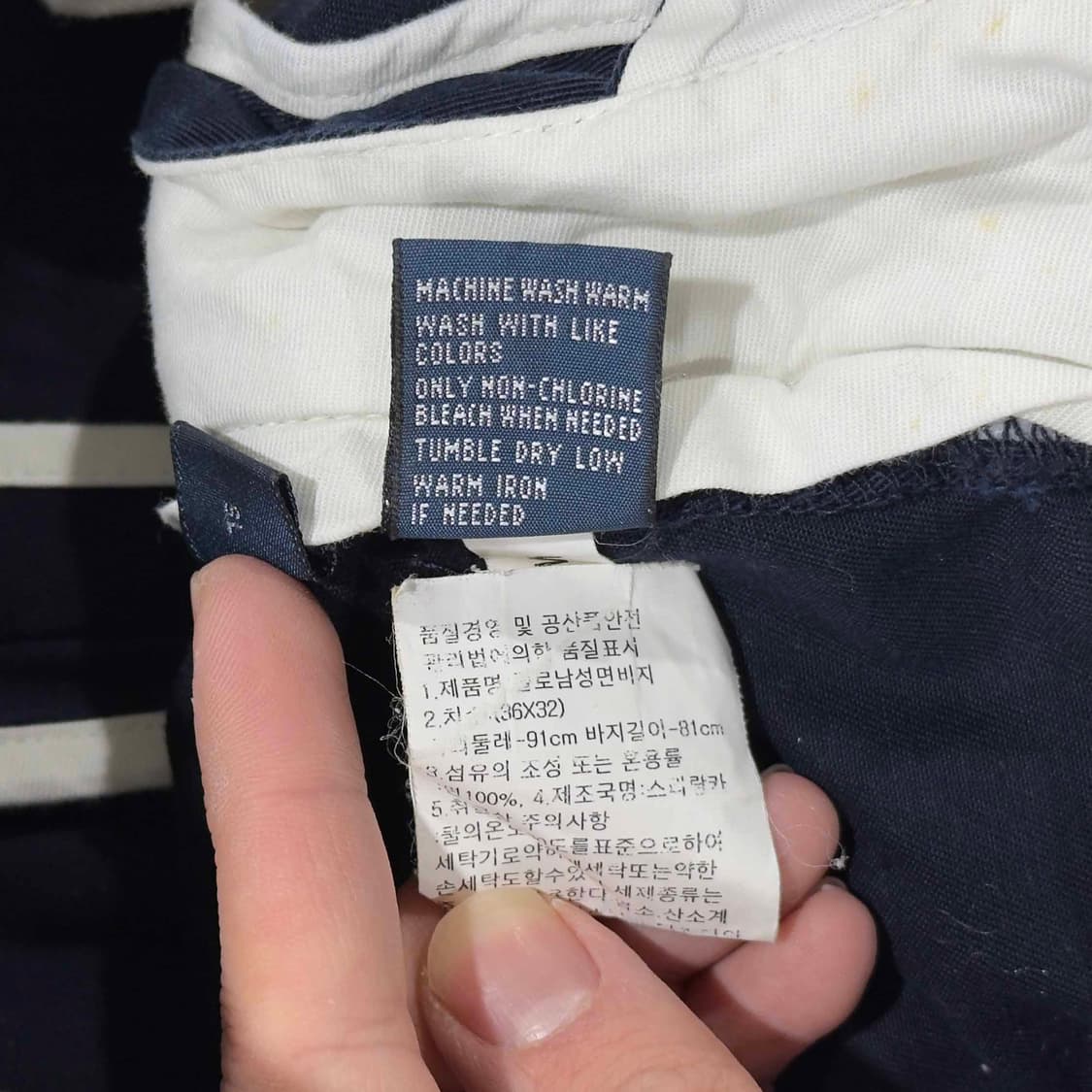 폴로 랄프로렌 투턱 치노팬츠 36X32 상품이미지6