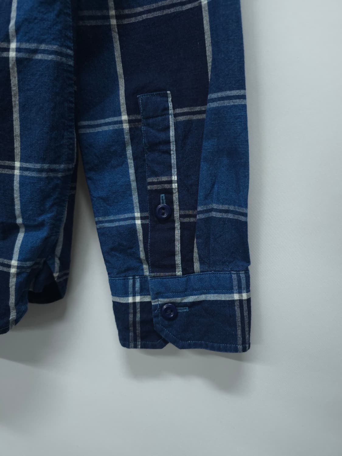 리바이스 남성 블루 체크 워크 셔츠 (95) 상품이미지9