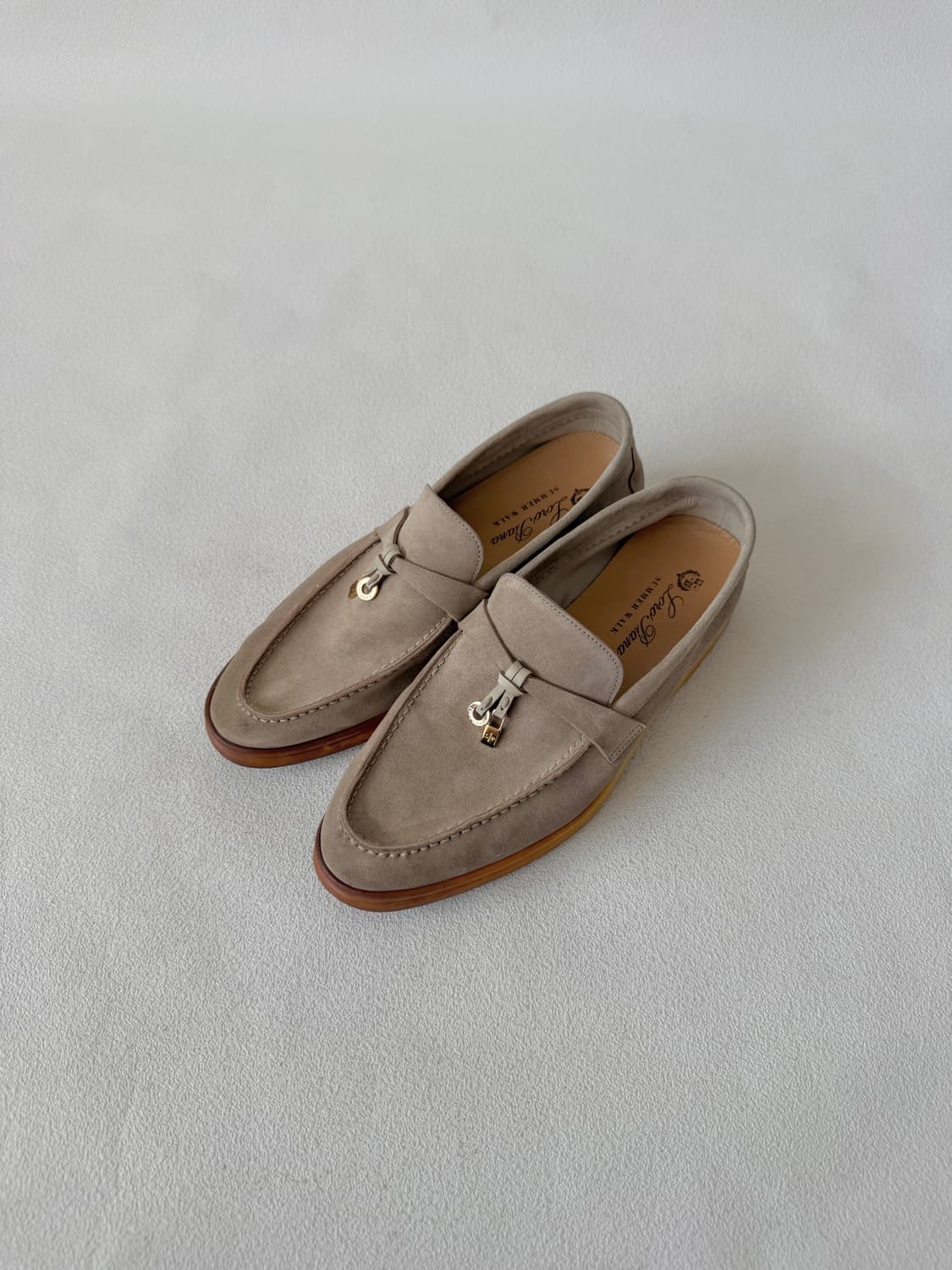 로로피아나(Loro Piana) 스웨이드 로퍼(ITALY,아웃솔 경화) 상품이미지3