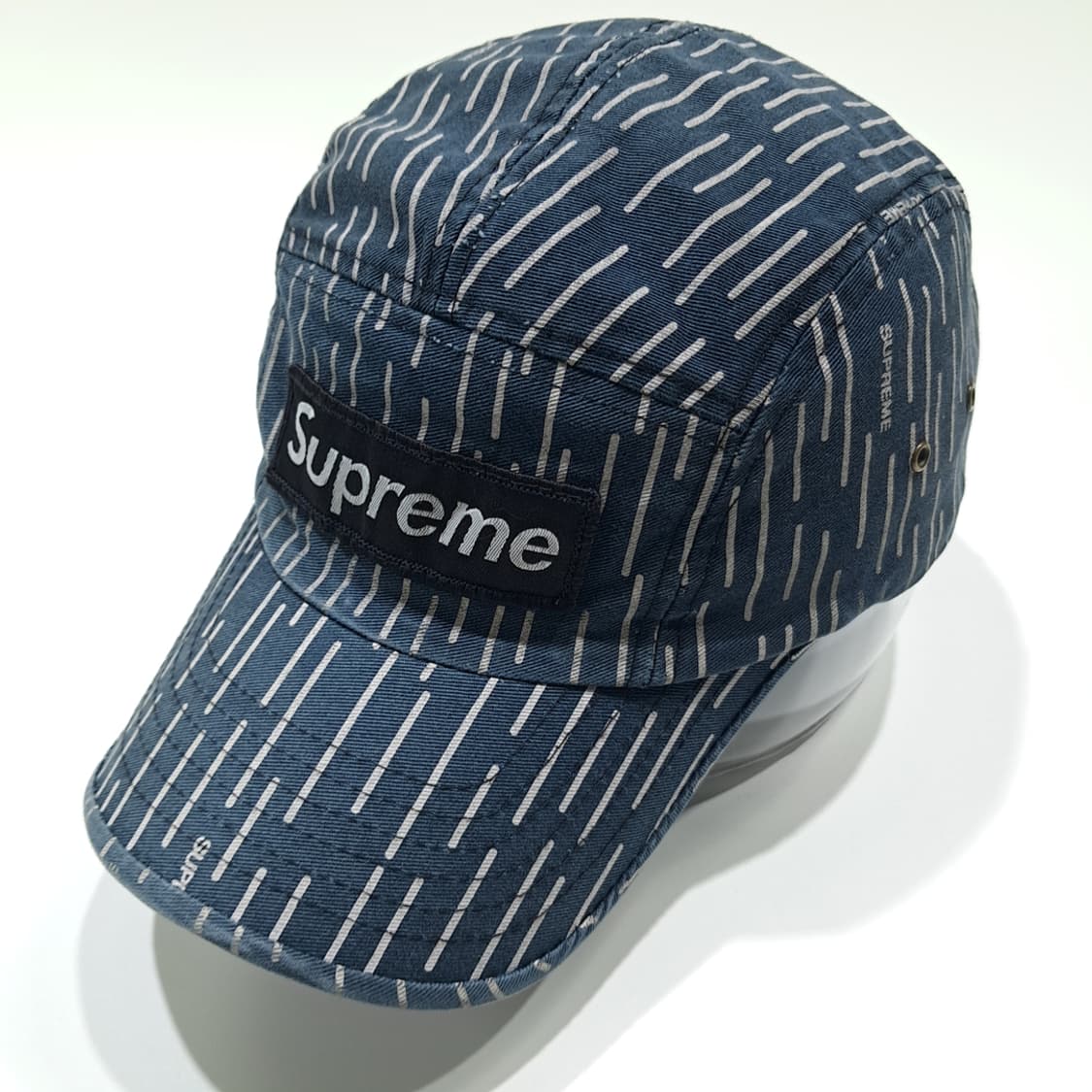 CK150 슈프림 미국판 레인카모 네이비 캠프캡 모자 상품이미지2