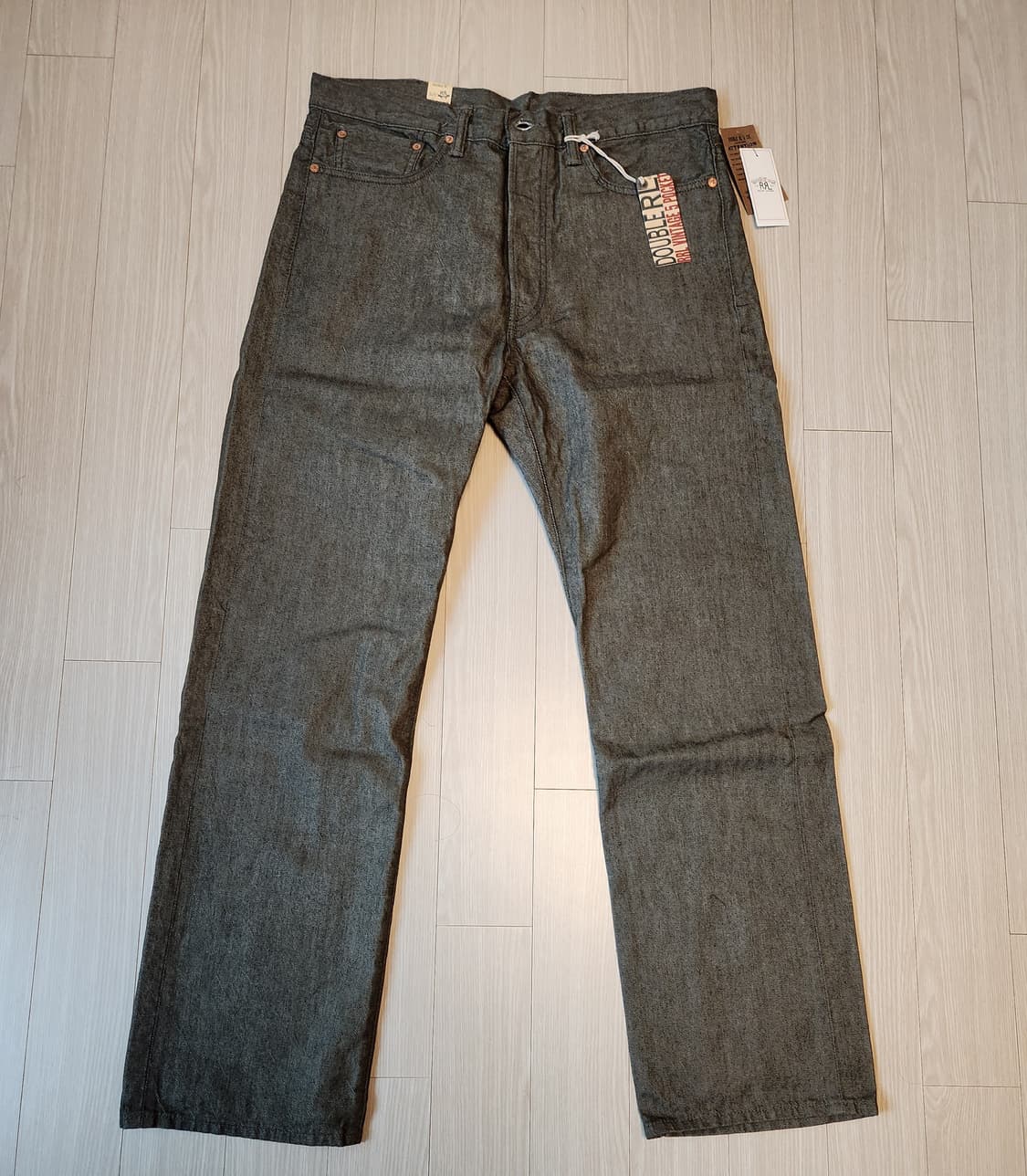 더블알엘 rrl 빈티지파이브포켓 올리브 셀비지 진 33/32 상품이미지2