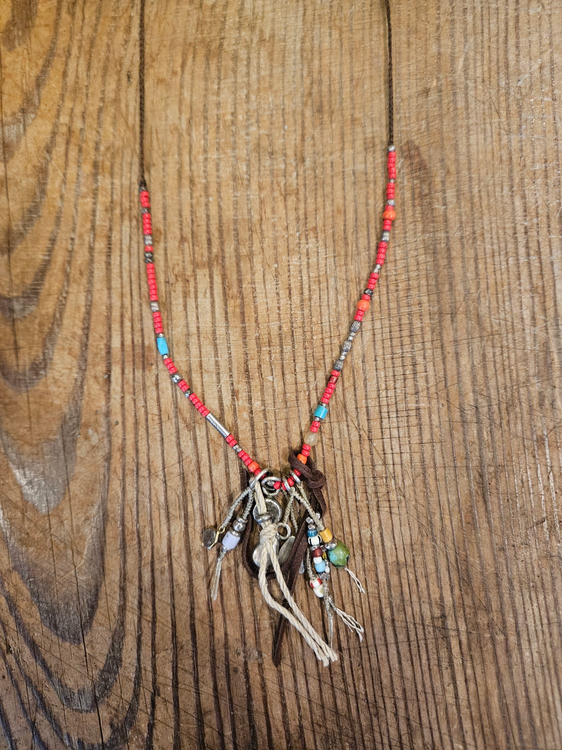 빈티지 스털링 실버 빈티지 비즈 목걸이 상품이미지1