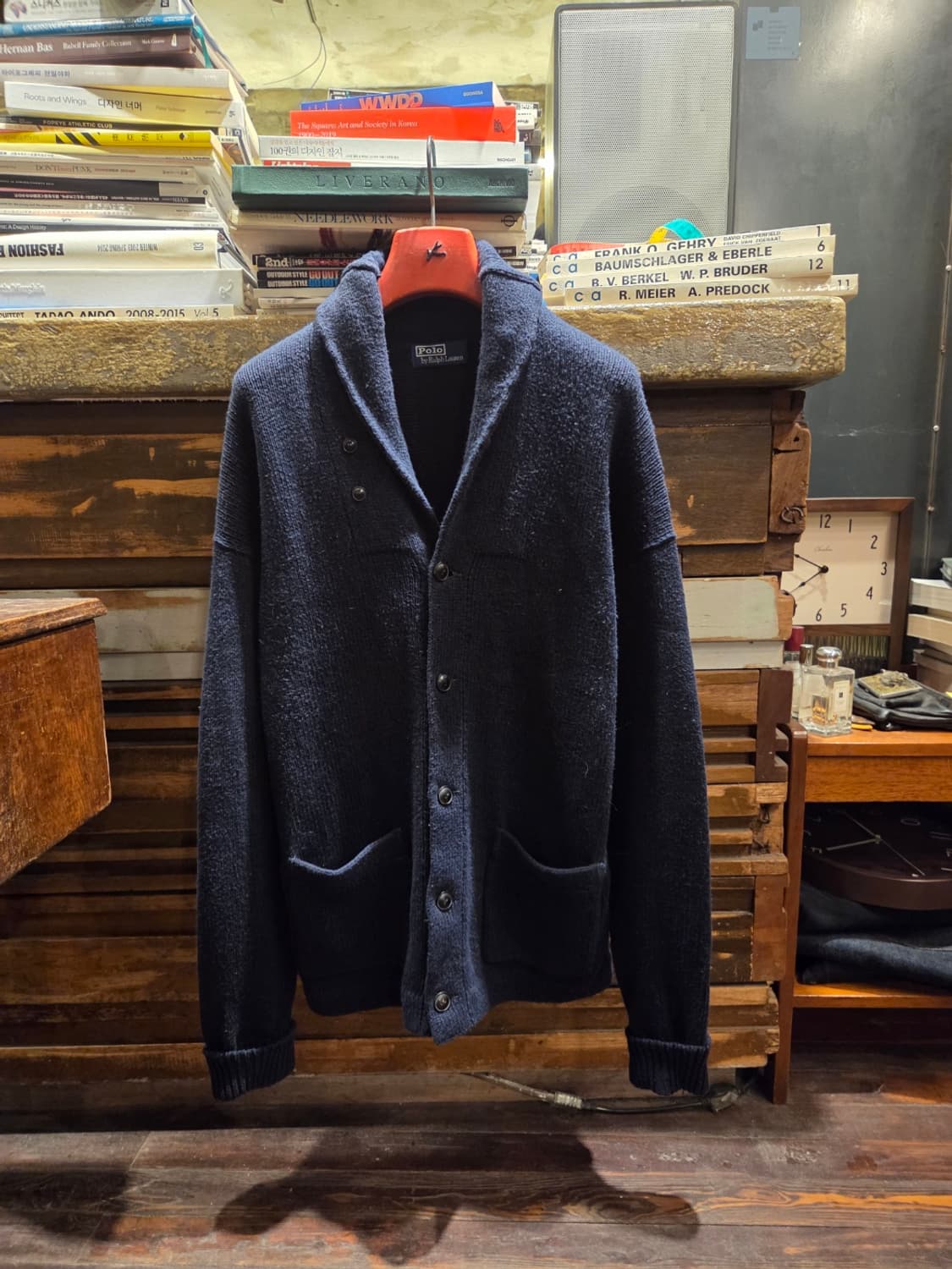 폴로랄프로렌 숄칼라 카디건 상품이미지1