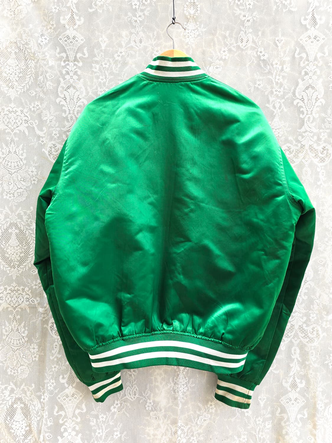 90s 스타터 보스턴 셀틱스 새틴 자켓 (made in usa) 상품이미지6