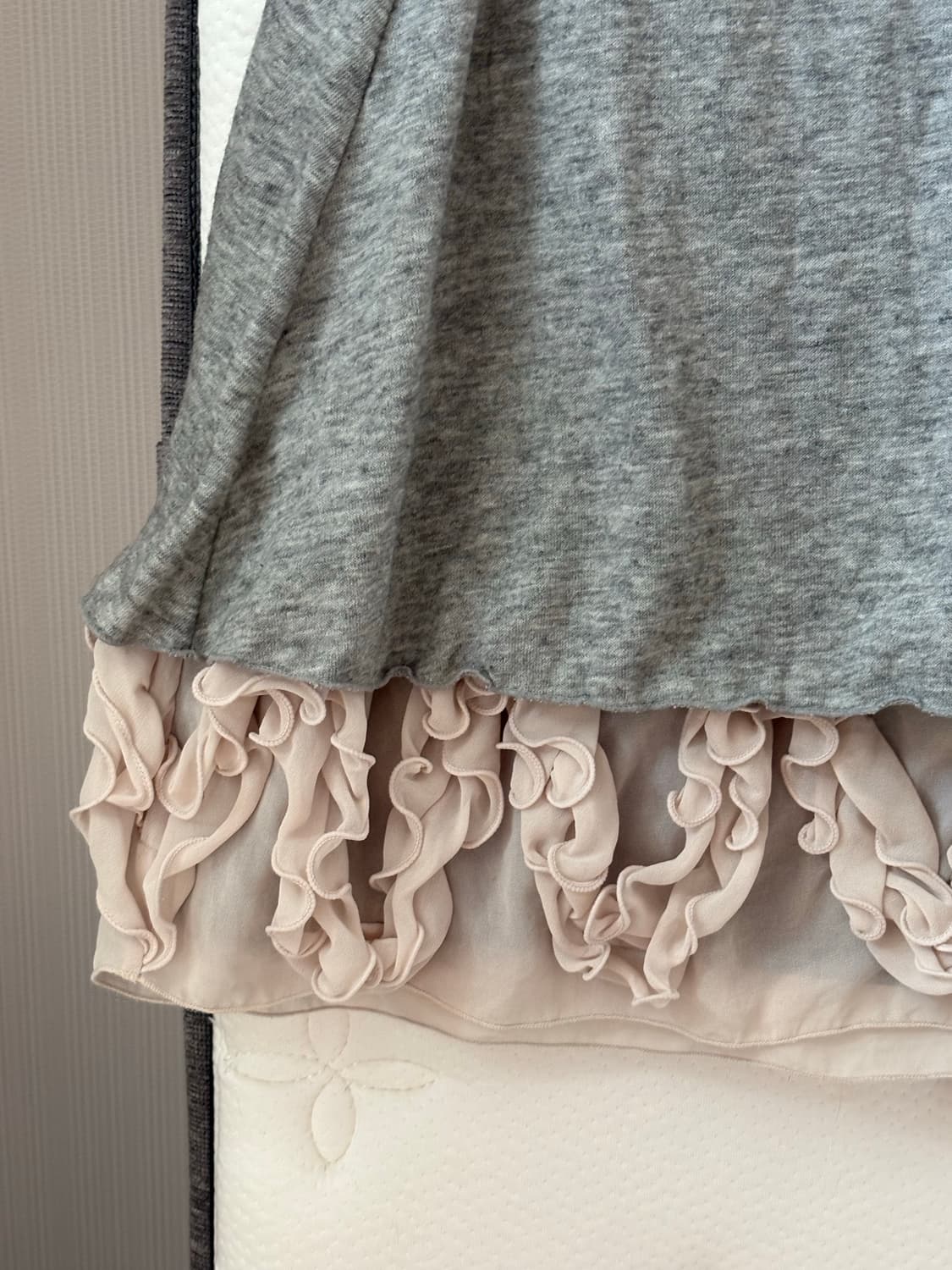 엑시즈팜 7부 그레이원피스 상품이미지4