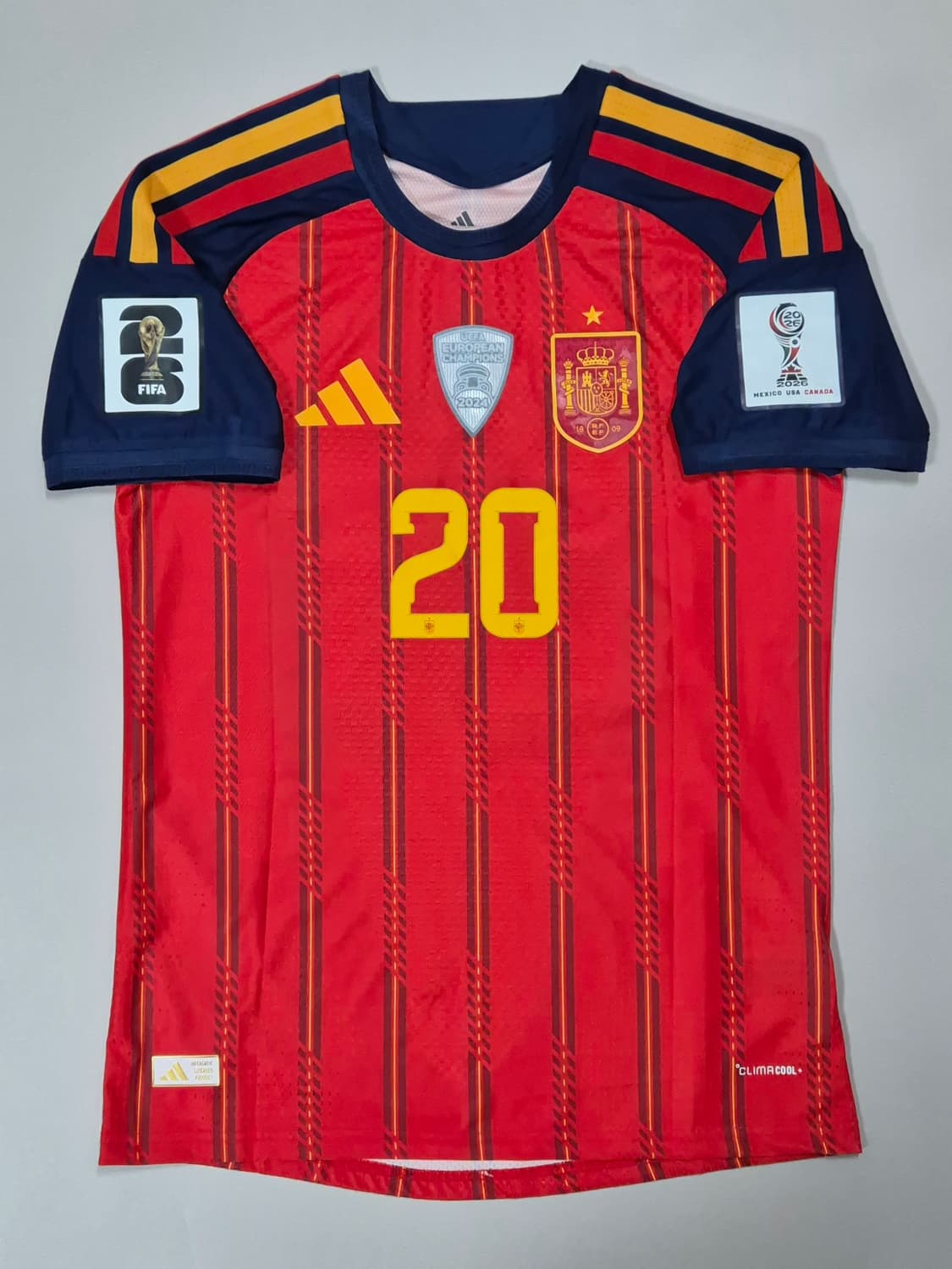 26-28 스페인 국가대표 월드컵 홈킷 페드리 유니폼 L 상품이미지2