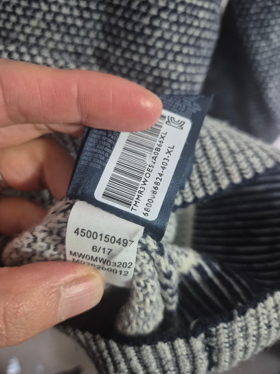 타미힐피거 스트라이프 니트 XL 상품이미지7