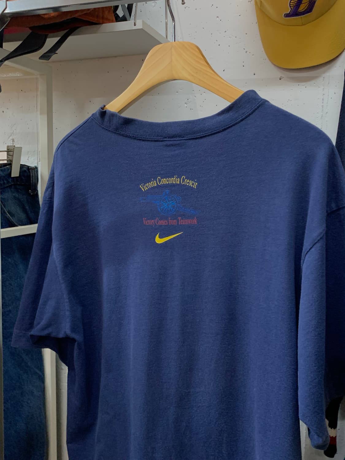 90s 나이키 아스날 프린팅 티셔츠 상품이미지4