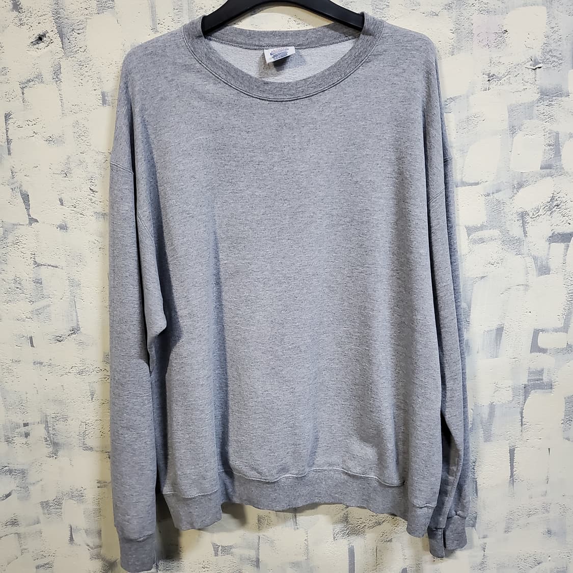 챔피온 무지 회색 맨투맨 티셔츠  상품이미지1