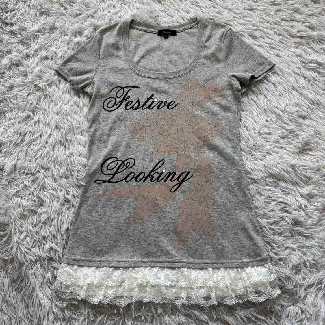 DOSCH 일본빈티지 모리걸 반팔 원피스 노드 반팔원치스 M 39 DOS 상품이미지2