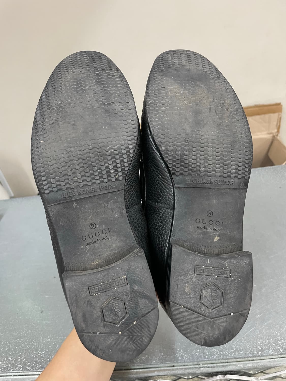 구찌 그레인 레더 로퍼 UK8 (gr-4435) 상품이미지6