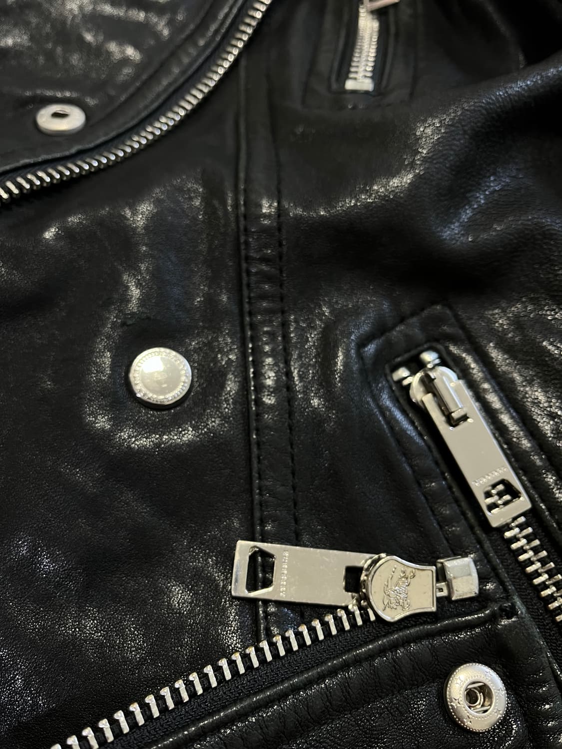 프로썸st 양가죽자켓 L  상품이미지6