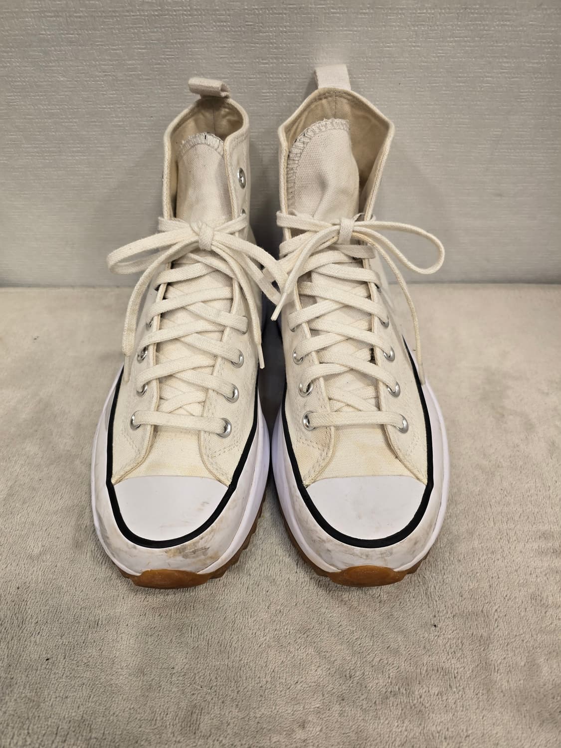 컨버스 런스타 하이크 아이보리 하이 스니커즈 265 상품이미지3