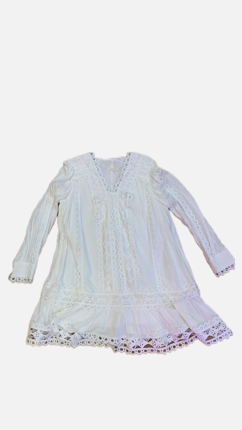  Lace Embroidered  Tunic Dress 상품이미지1