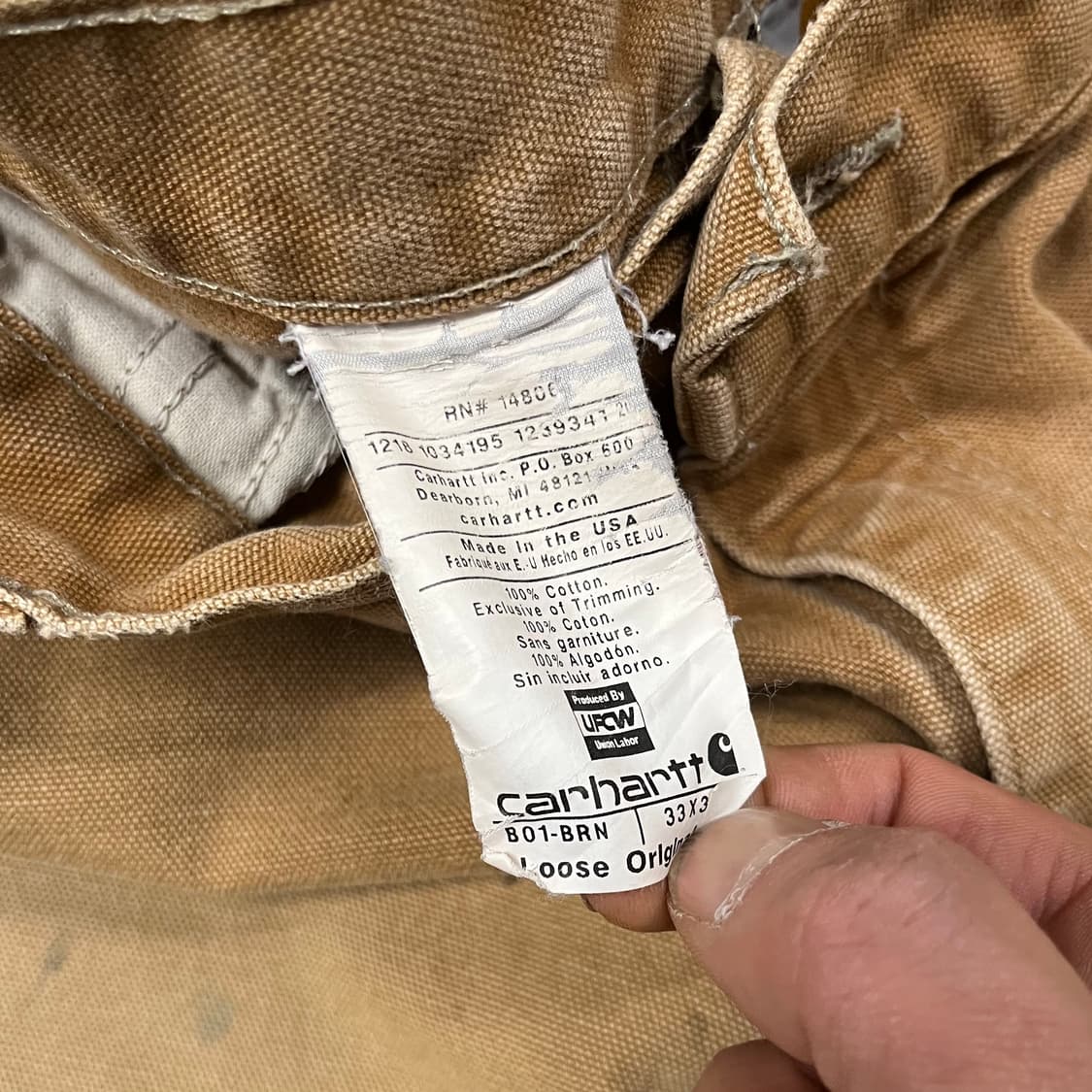 Carhartt 더블니 팬츠 (32“) 상품이미지6