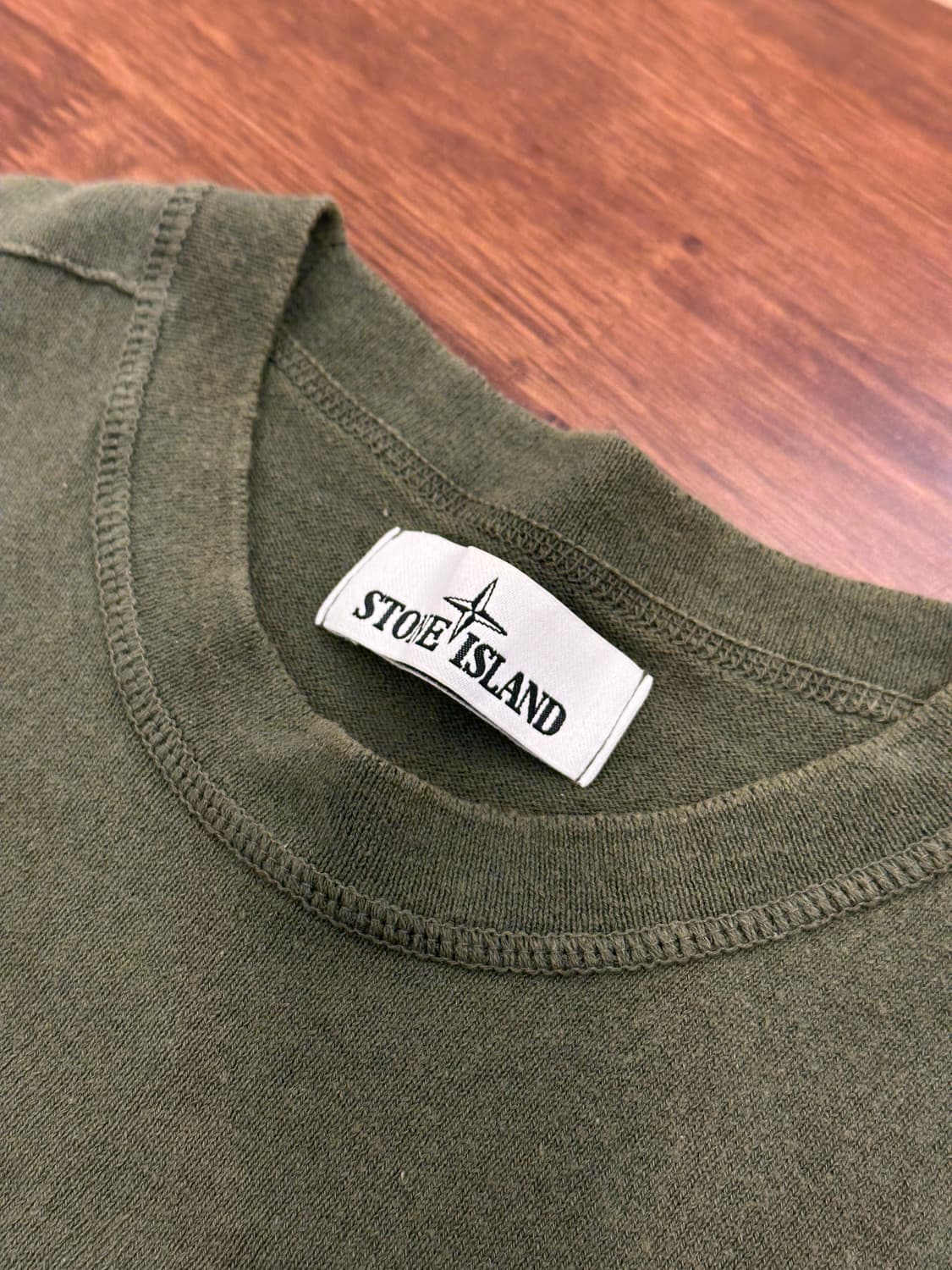 [정품] 스톤아일랜드 롱슬리브 니트 올리브 그린 S 상품이미지2