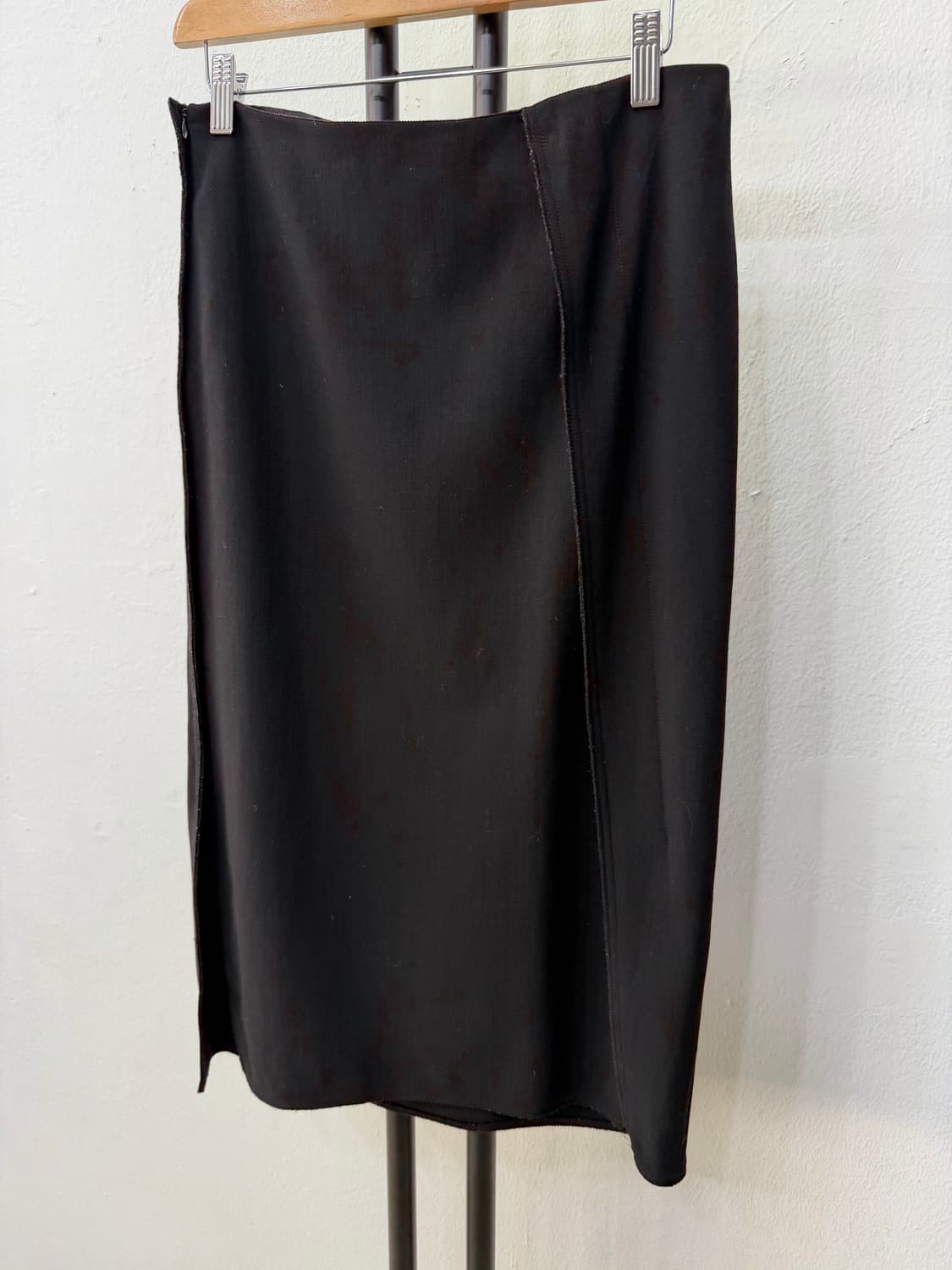 정품) 랑방 한섬 롱 스커트 치마 67 상품이미지3