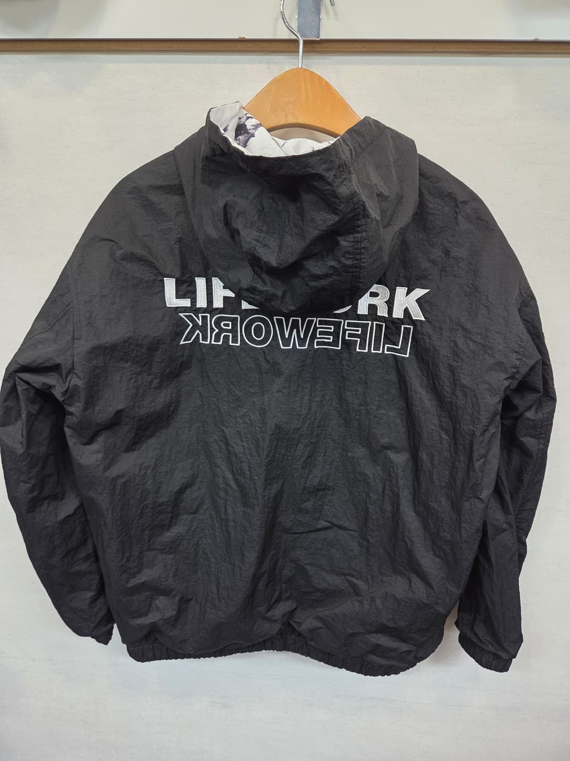 라이프워크 아이코닉 리버시블 바람막이 후드자켓 s 상품이미지4