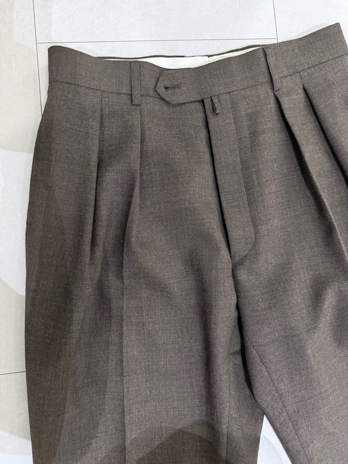 가격최종 니트도쿄 NEAT 울 팬츠 브라운 48 상품이미지2