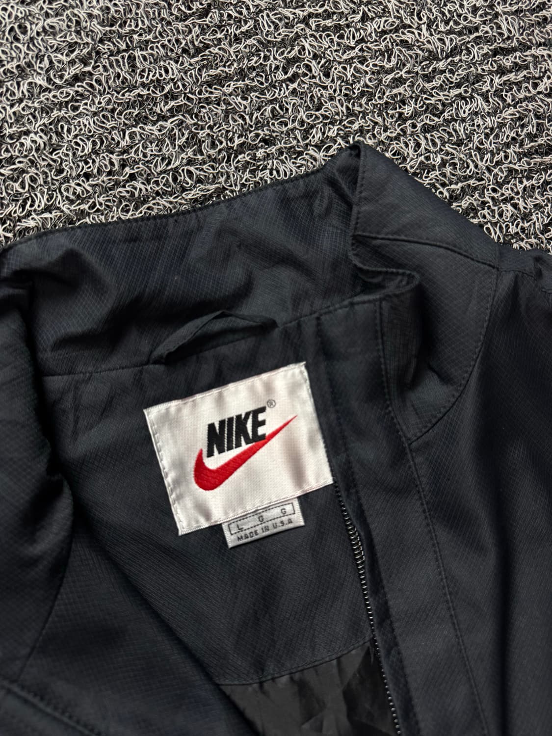 90s 나이키 미들 스우시 박시핏 우븐 아노락 웜업 1346 상품이미지3