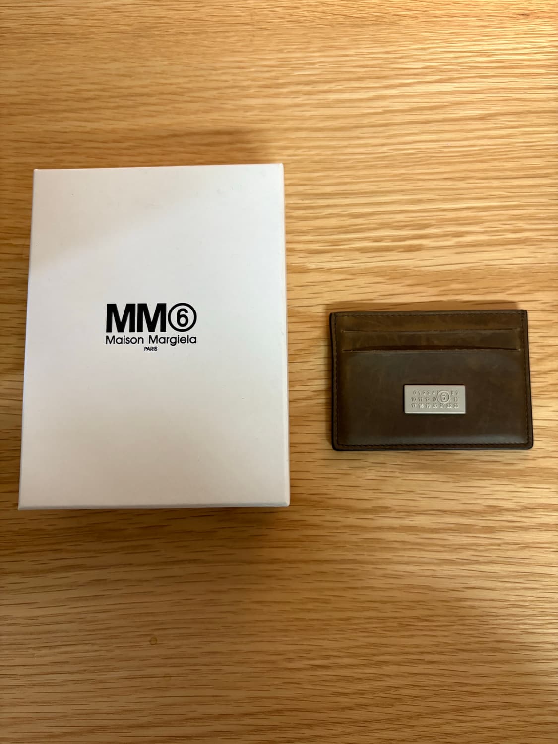 MM6 마르지엘라 넘버로고 카드지갑 상품이미지1