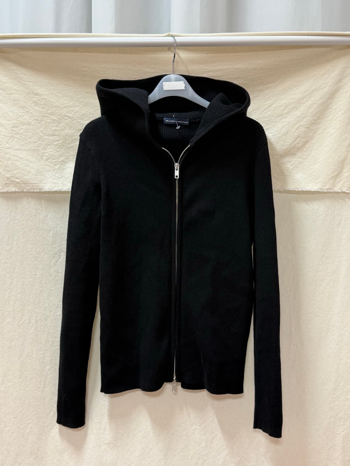 브랜디멜빌 슬림핏 니트집업 상품이미지1