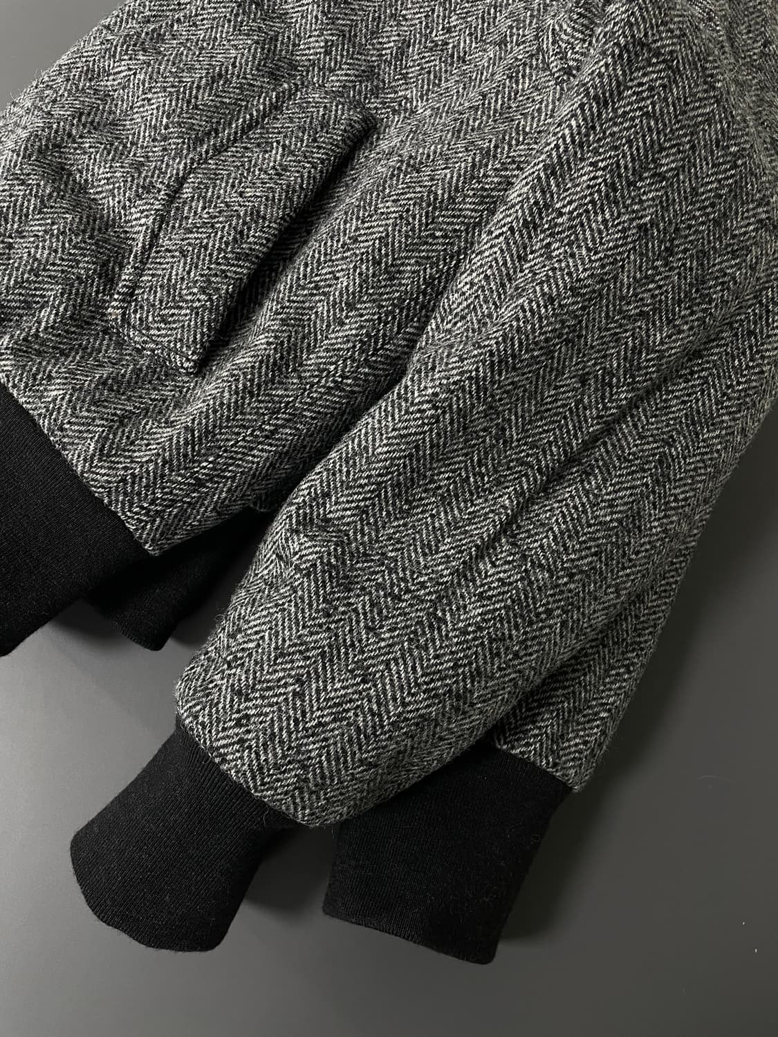 [L] 아미 AMI 헤링본 봄버 자켓 상품이미지6