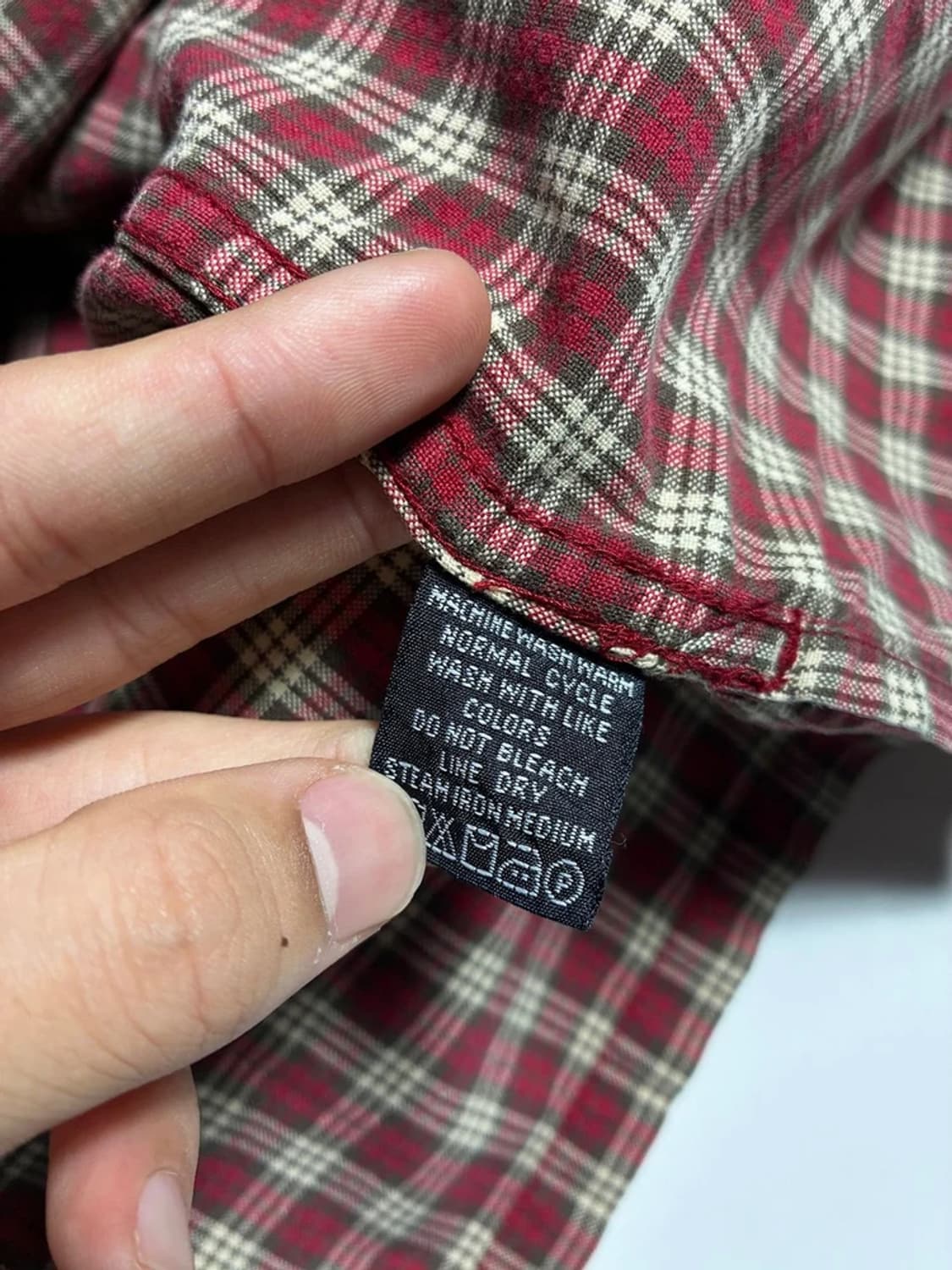 폴로 진스 컴퍼니 빈티지 체크 패턴 코튼 셔츠 R2315 상품이미지9