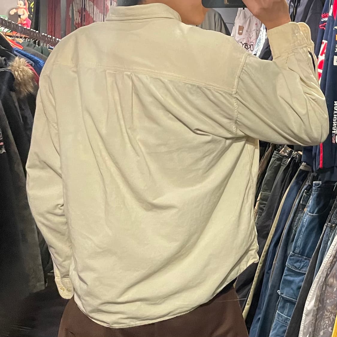 [IM] carhartt 칼하트 라이트옐로우 코듀로이 셔츠 상품이미지7