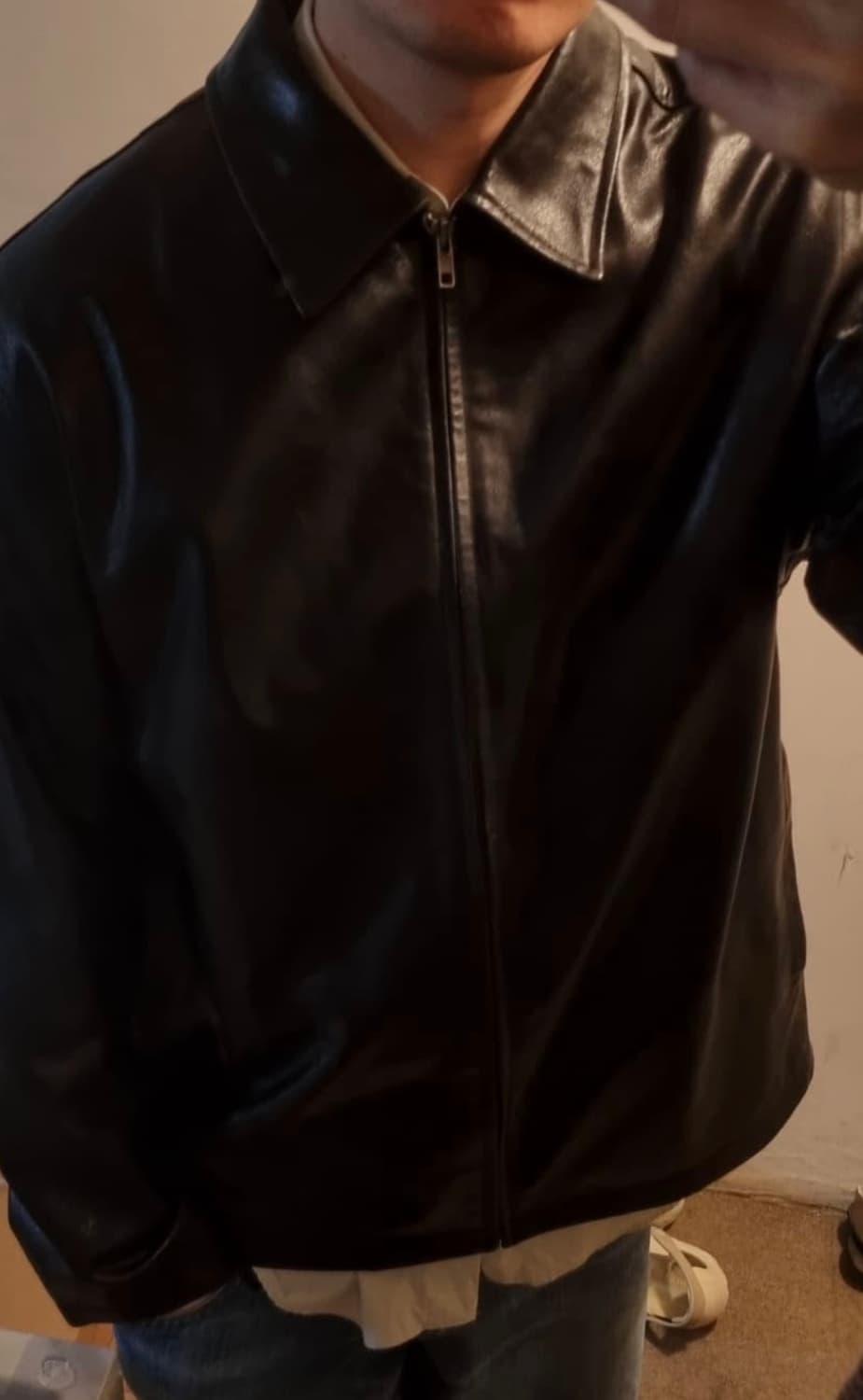 올드갭 레더자켓L사이즈  상품이미지2