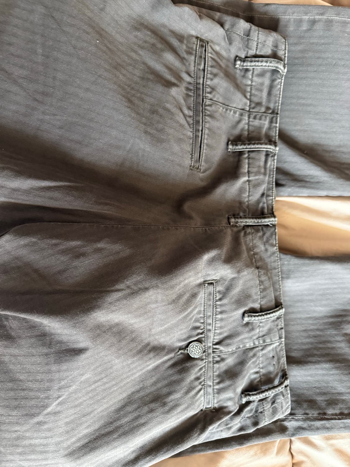 RRL 헤링본 필드 팬츠 워시드 블랙 32-30 상품이미지4