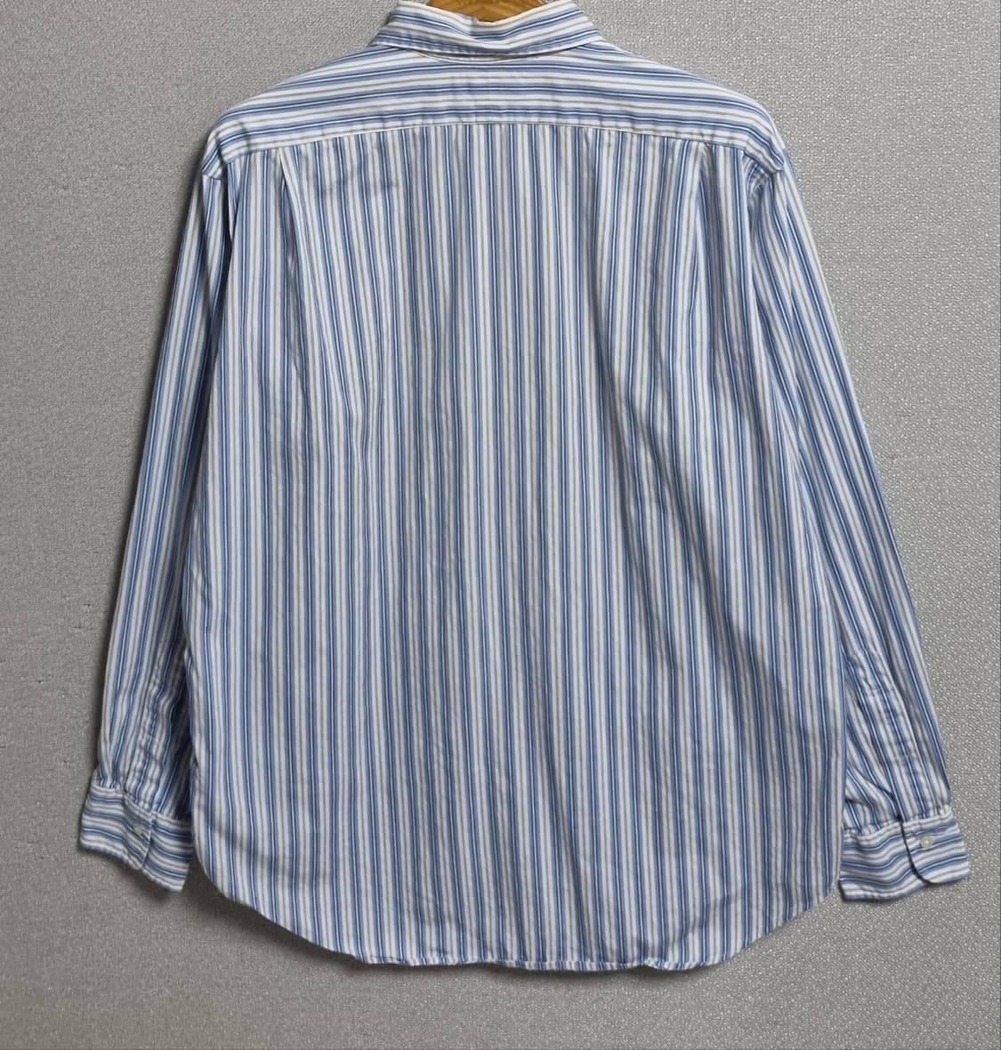 오버핏 L ) 폴로랄프로렌 세로 스트라이프 멀티컬러 클래식핏 셔츠 남방 상품이미지3