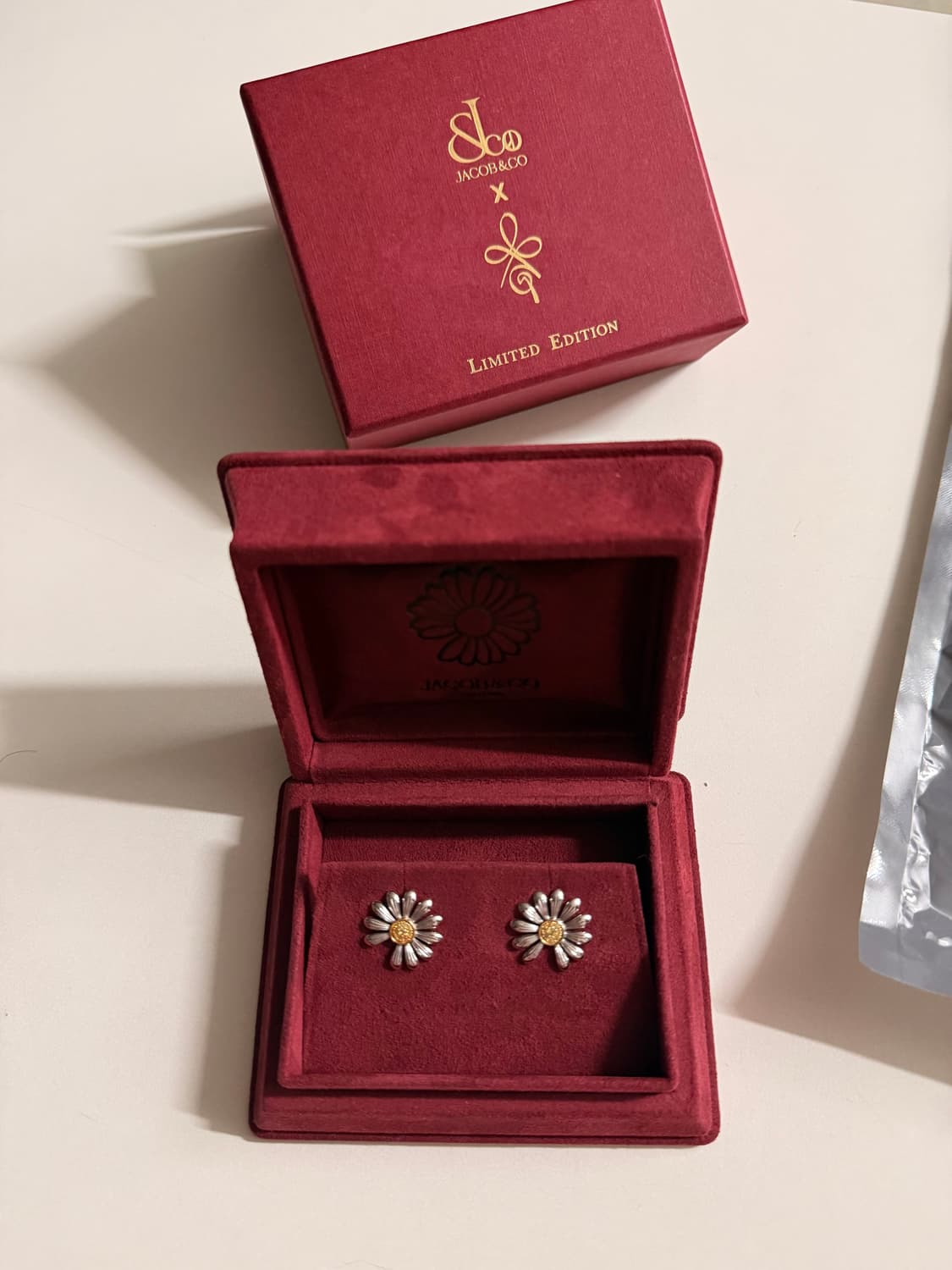 제이콥앤코 GD 데이지 이어링 귀걸이 새상품 판매합니다 상품이미지8