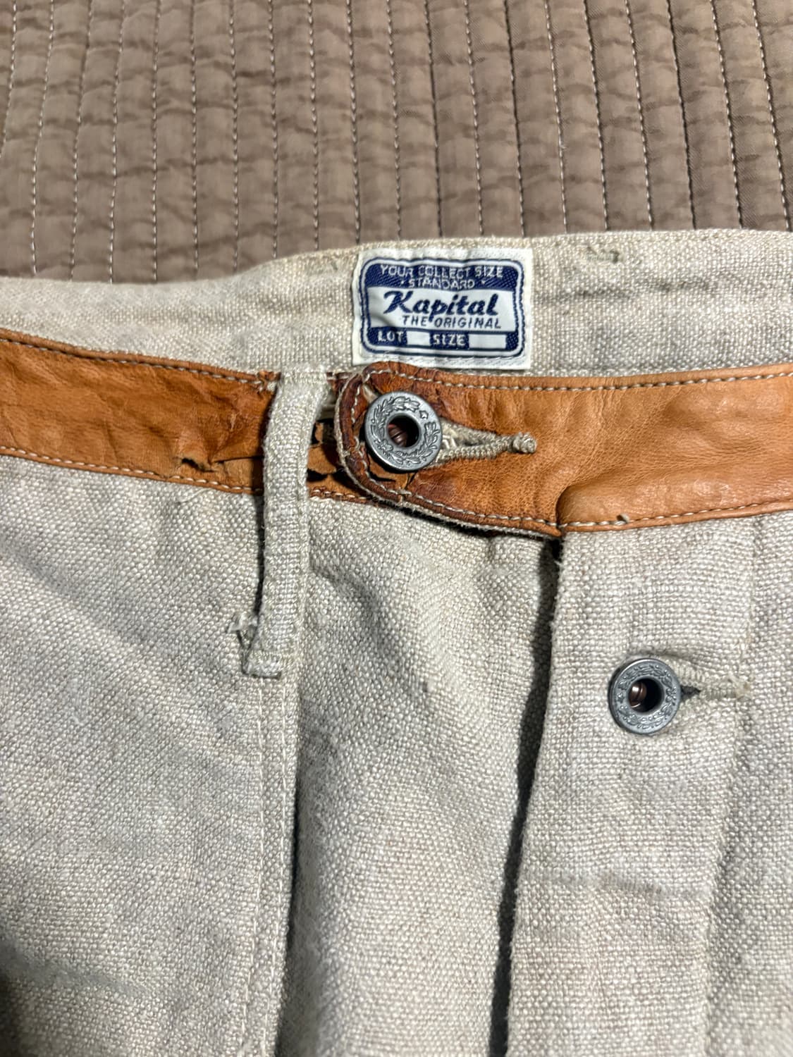 캐피탈 헤비 린넨 팬츠 1 상품이미지3