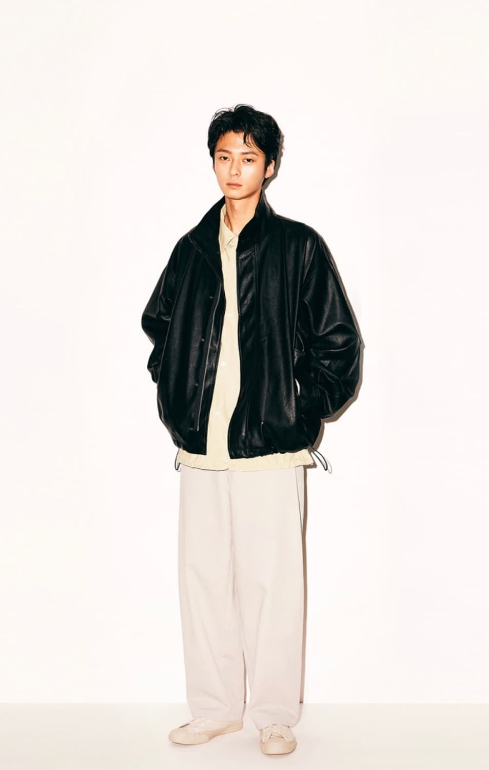 파르티멘토 비건 레더 필드 자켓 블랙 (L) 상품이미지6