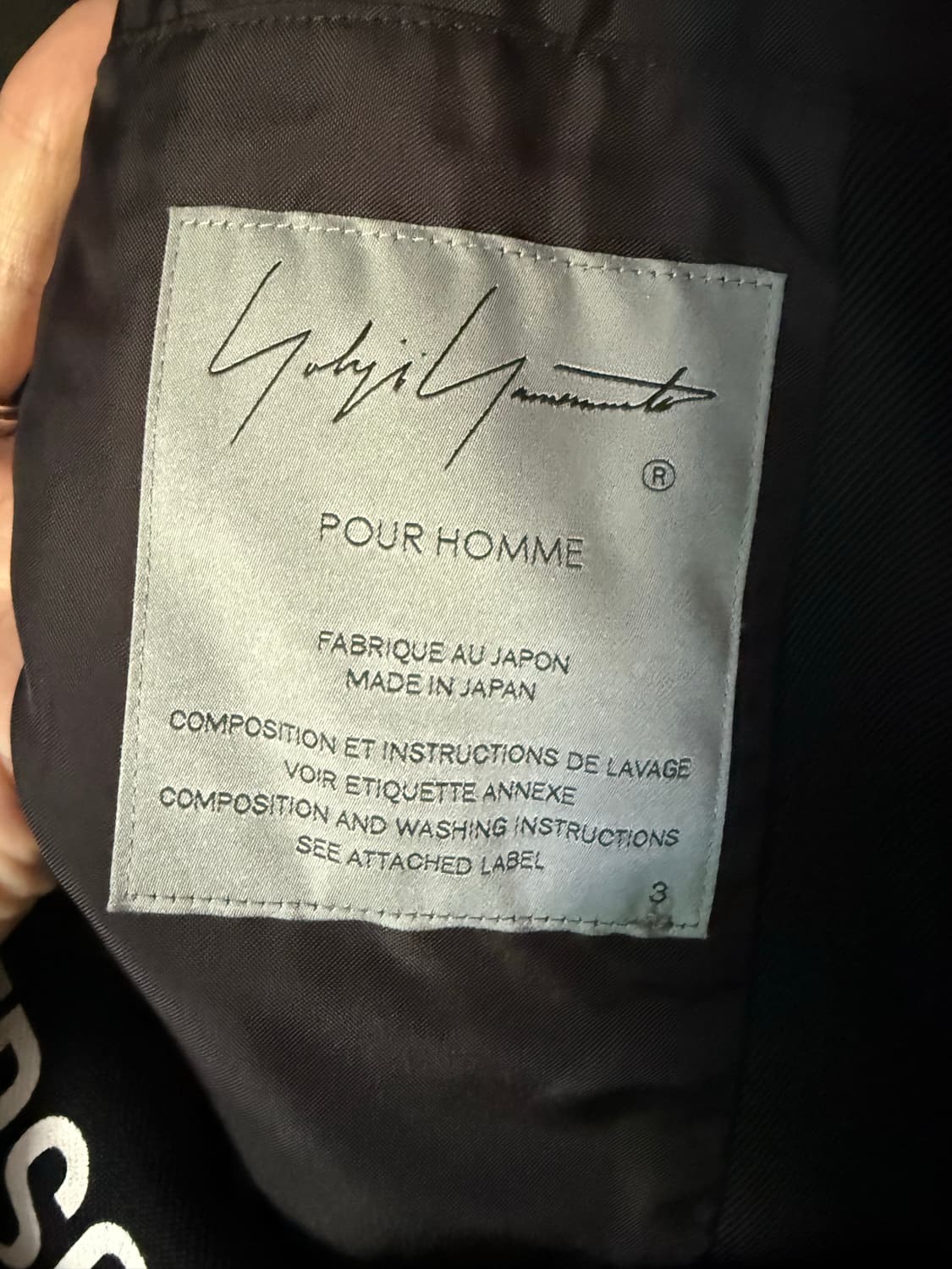 Yohji yamamoto pour homme 상품이미지4