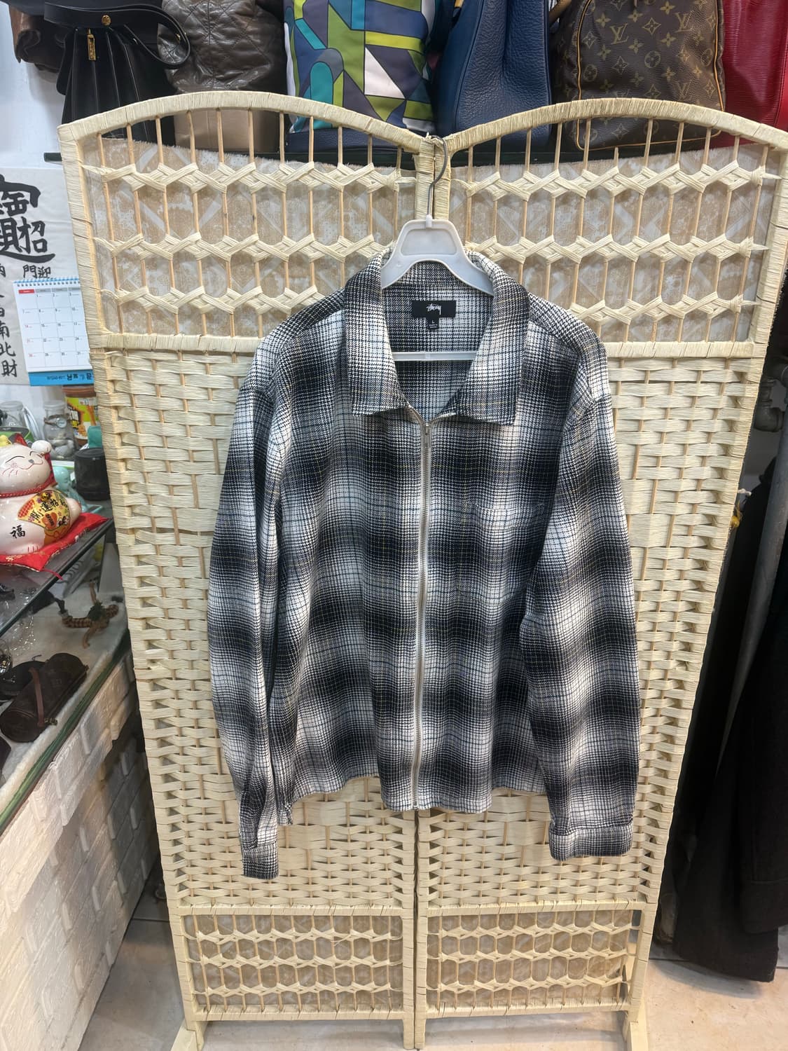 100-105 정품 스투시 트위스티트 얀 플레이트 셔츠자켓 팝니다 상품이미지1