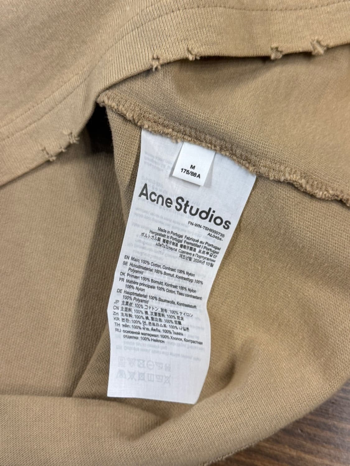 아크네 스튜디오 그래픽 티셔츠 남 95 여 66~77 상품이미지10