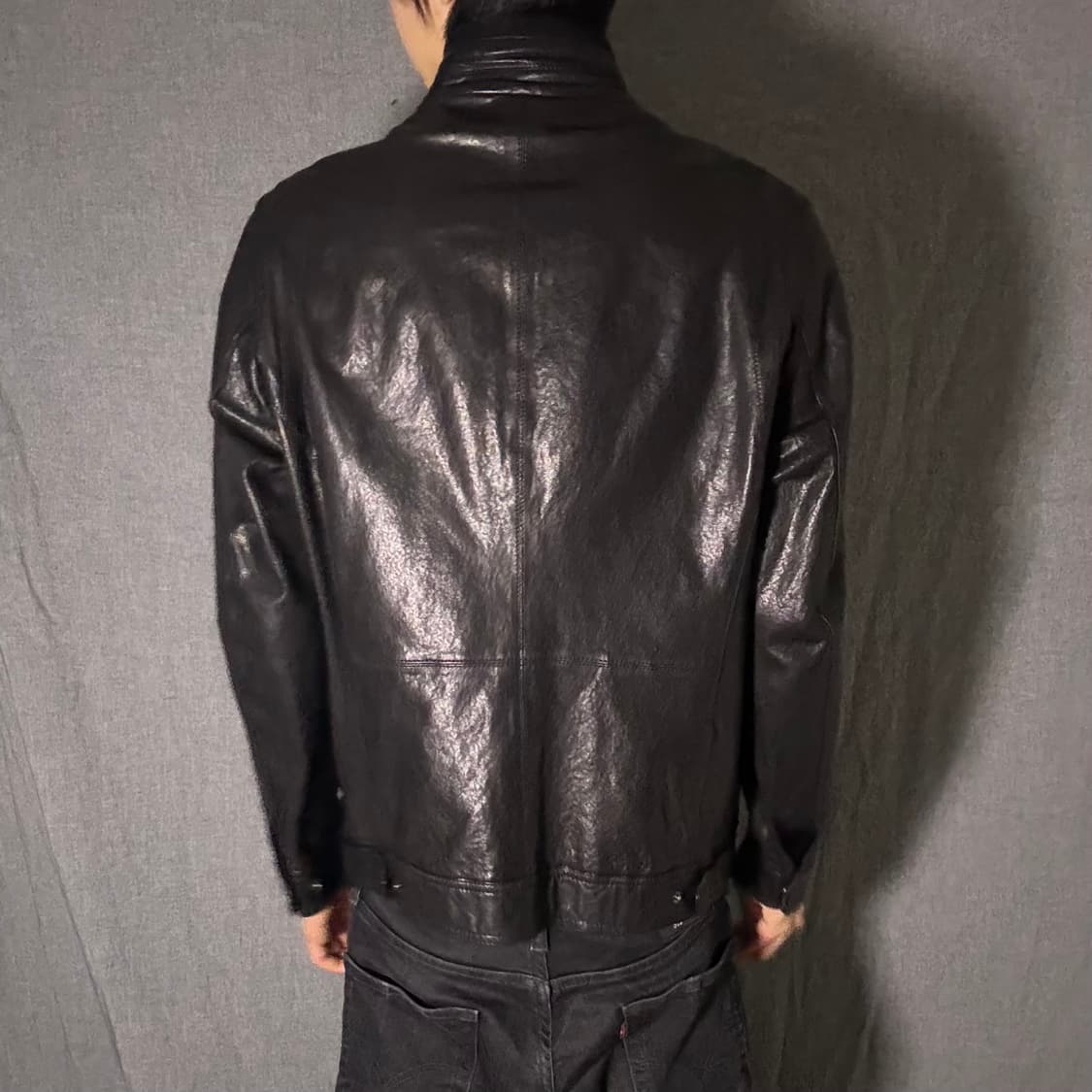 lamb skin leather jacket 상품이미지4