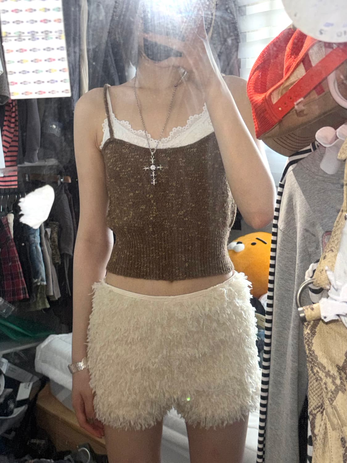 브라운 나시 볼레로 세트 상품이미지2