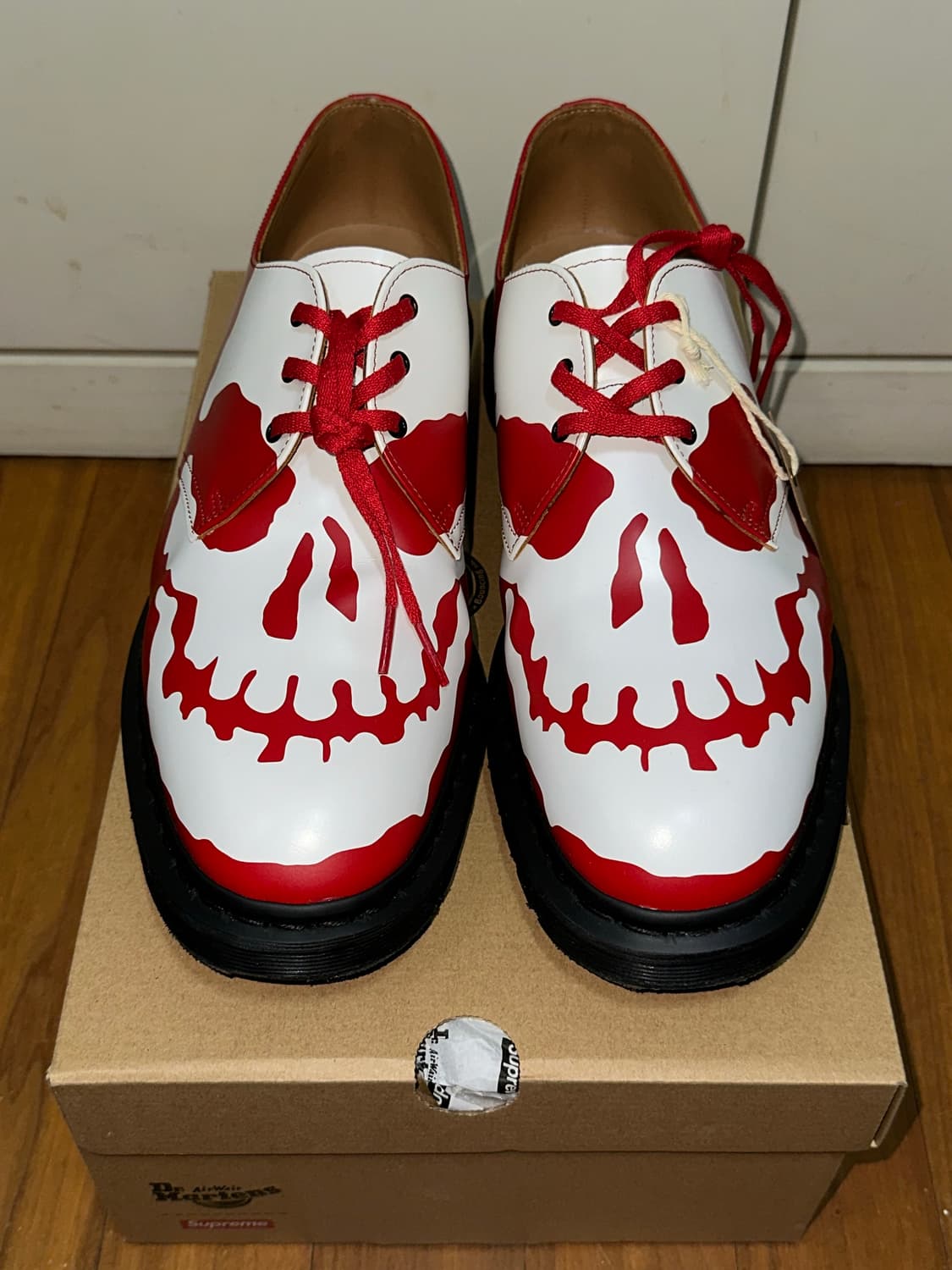 닥터마틴 슈프림 1461 3-Eye 로퍼 레드 상품이미지1