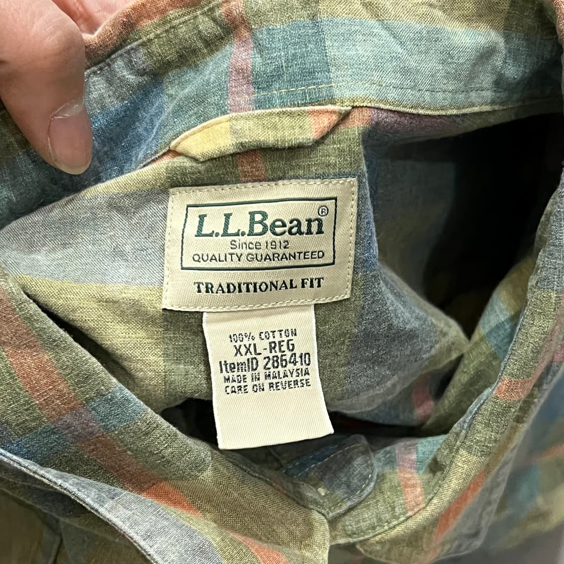  엘엘빈 워크 체크 셔츠 y15299 상품이미지5