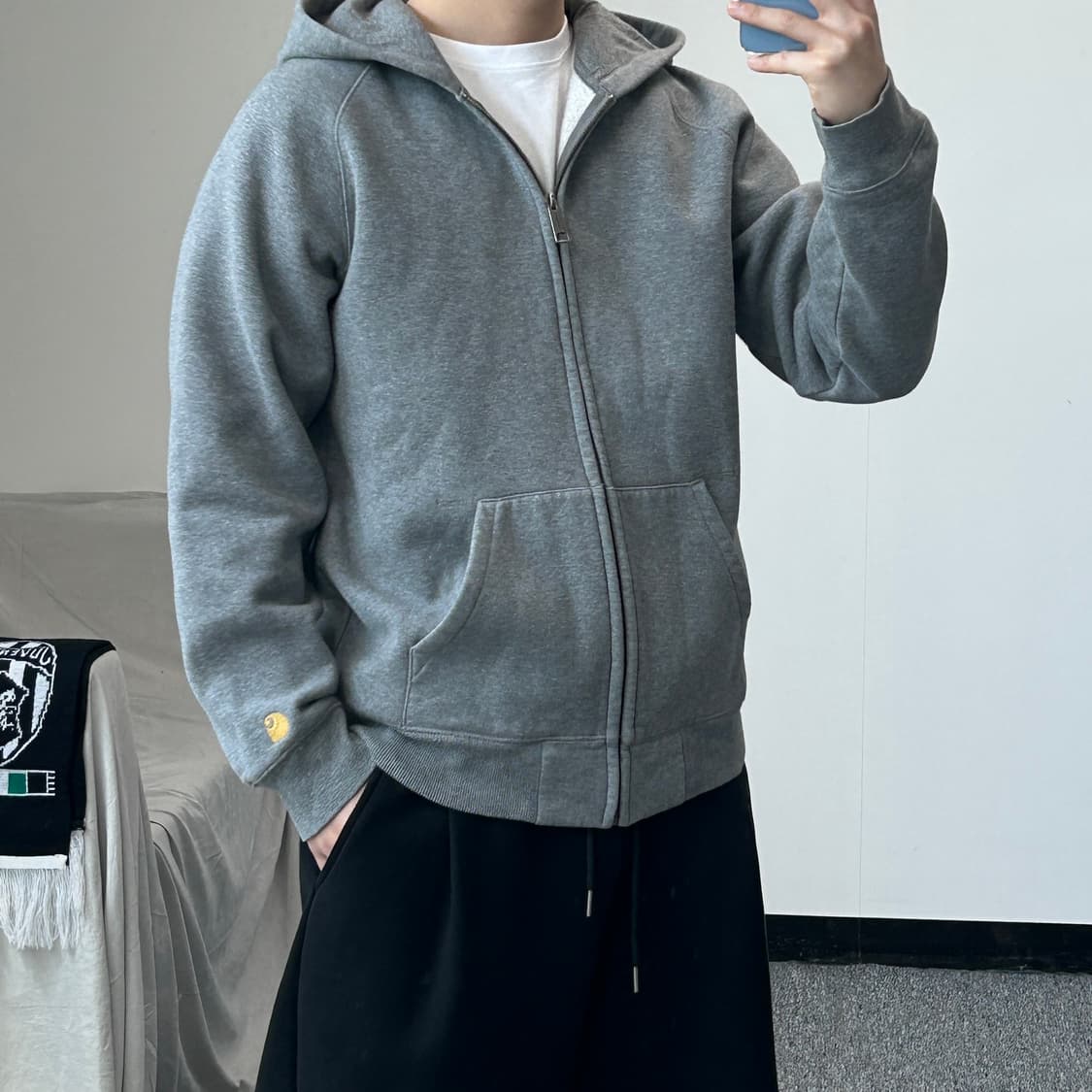 칼하트 wip 후드 체이스 후드집업 상품이미지10