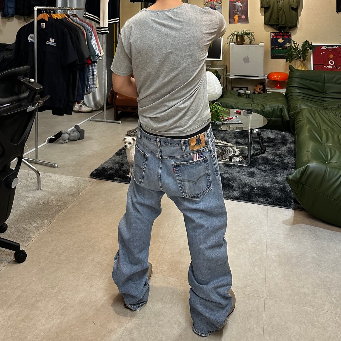 00s Distressed Levis 517 상품이미지2