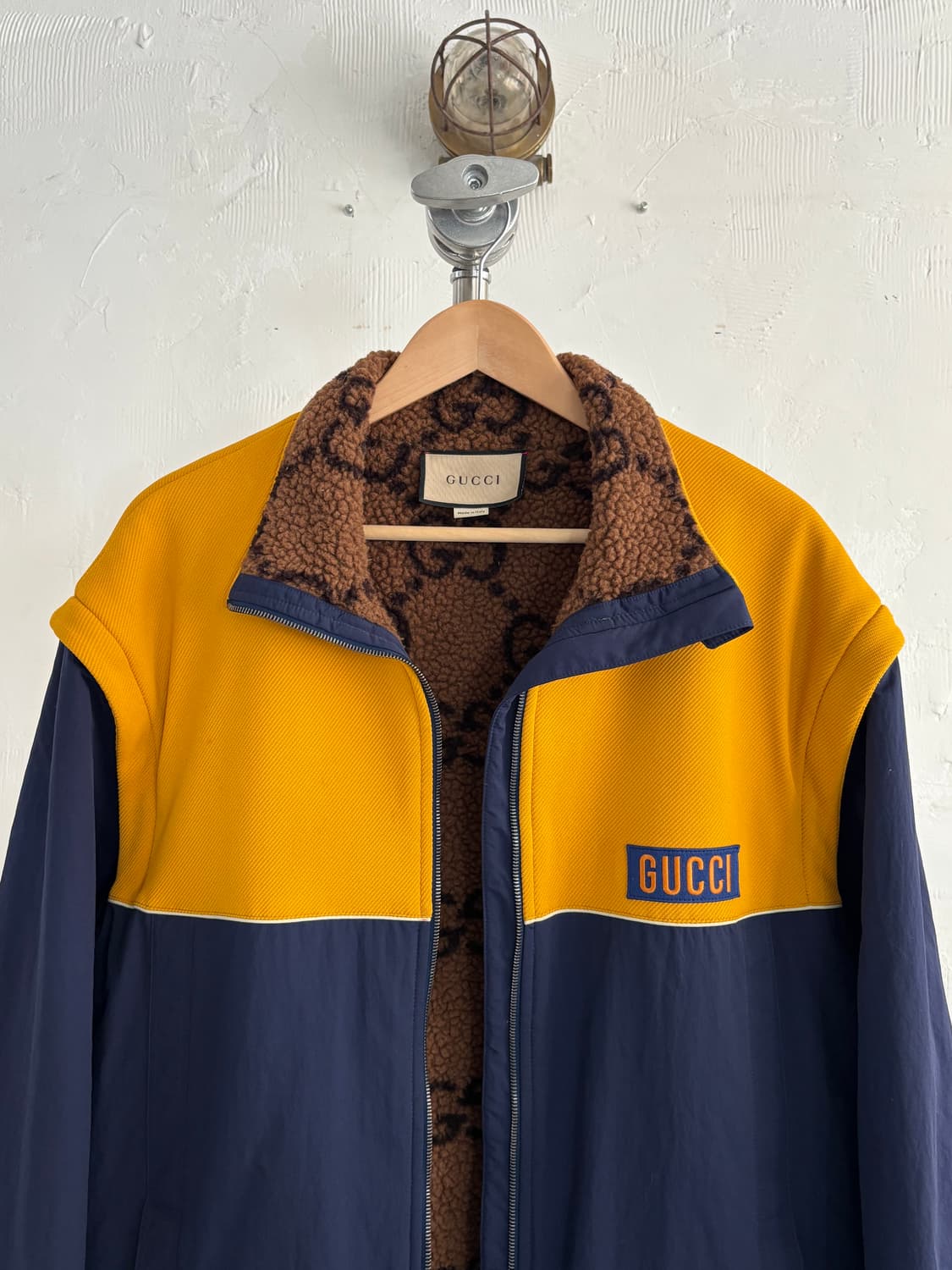 Gucci 구찌 로고 컨버터블 플리스 자켓 상품이미지2