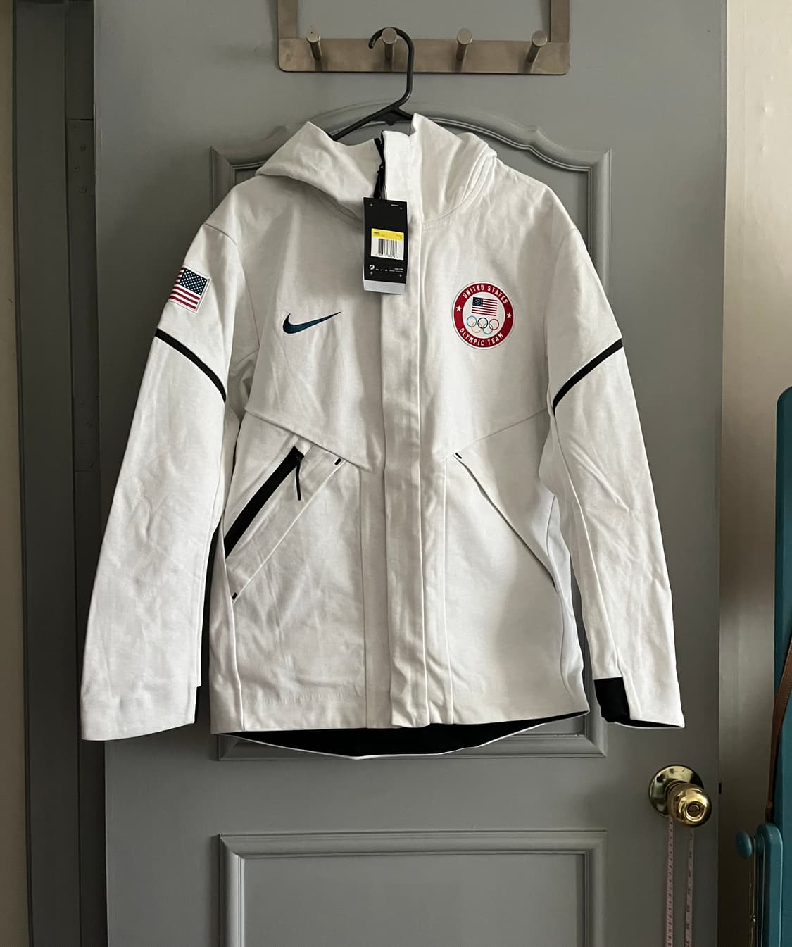나이키 테크 플리스 올림픽 팀 USA 윈드러너 재킷 s 새상품 상품이미지4