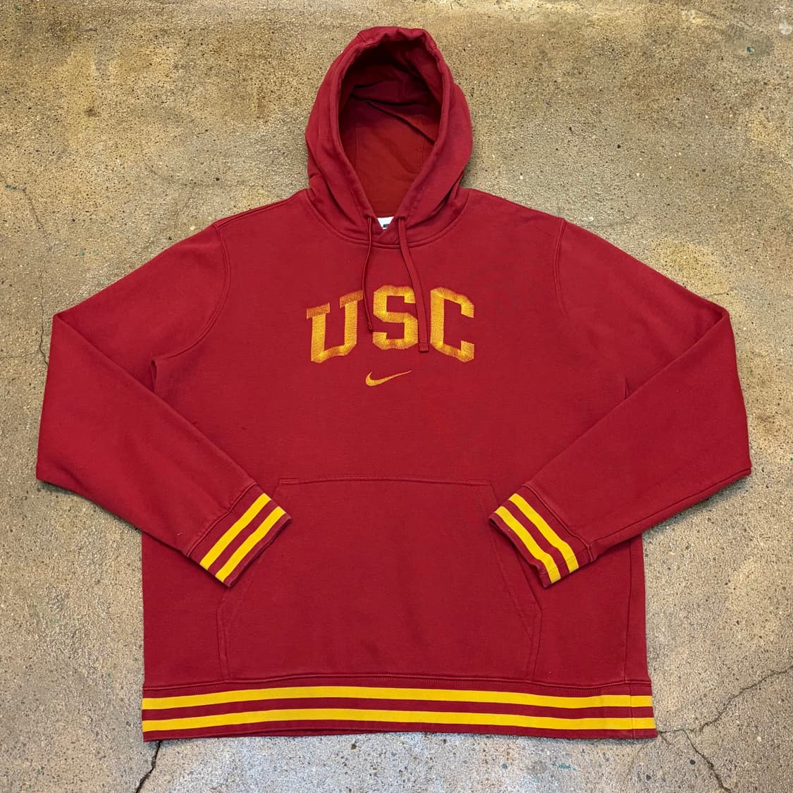 레어 USA 나이키 캘리 USC 대학 후드티 상품이미지1