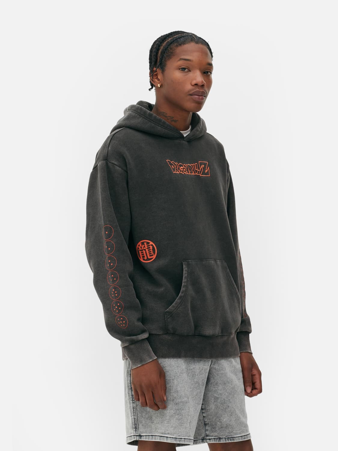 공식 드래곤볼 피그먼트 후드티 상품이미지2